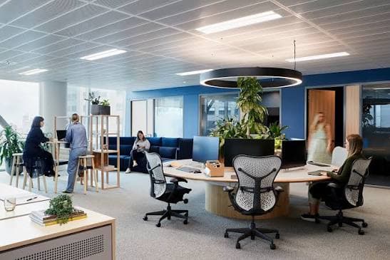 Modern professional office environment